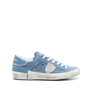 PHILIPPE MODEL PARIS Low-Top Denim Sneakers Women SC13